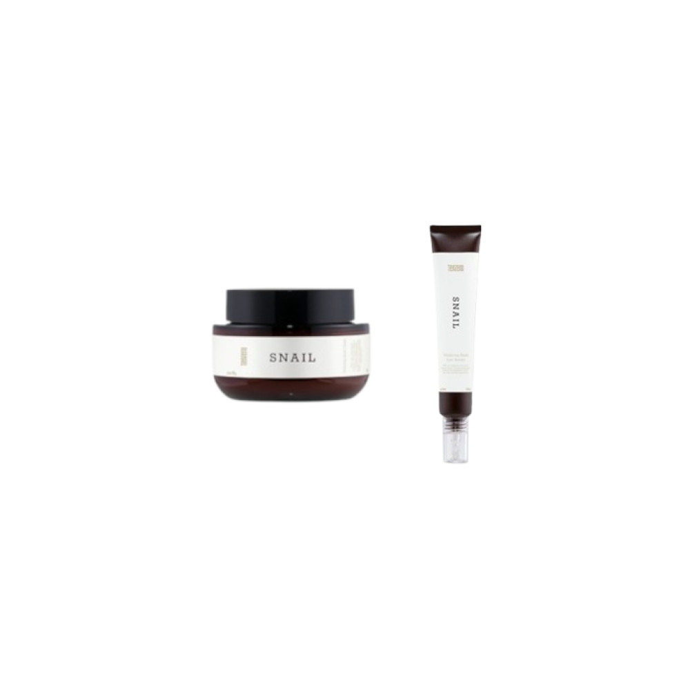 tenzero - Vitalizing Snail Eye Serum 2X - 30ml (1ea) X Vitalizing Snail Cream 2X - 100g