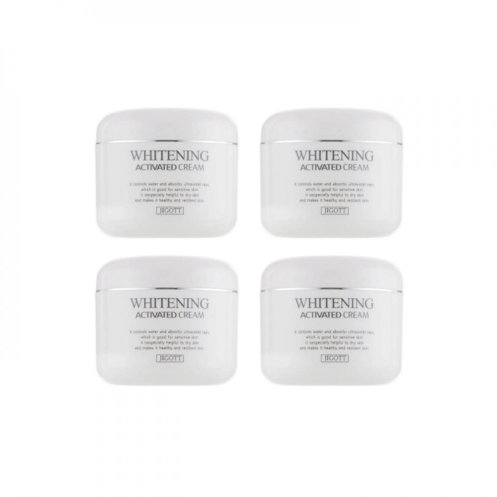 Jigott - Whitening Activated Cream/100g (4ea) Set