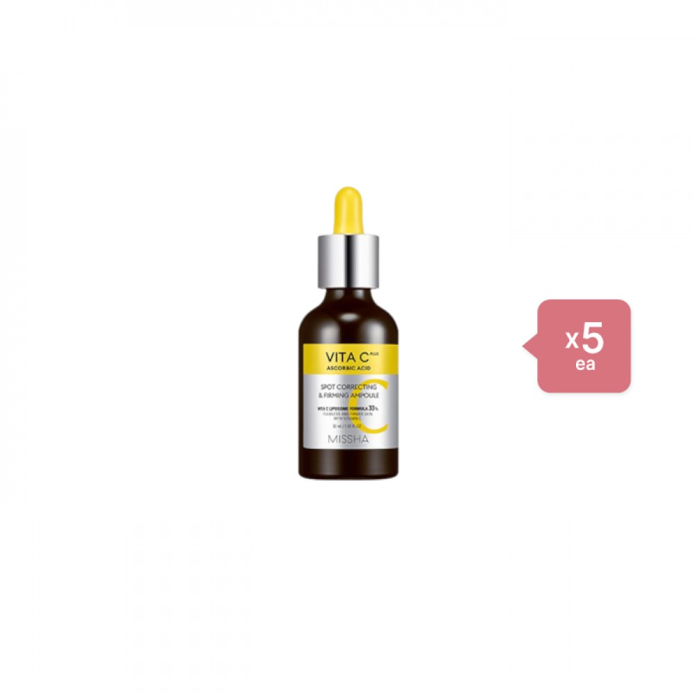 MISSHA Vita C Plus Spot Correcting & Firming Ampoule (New Version) - 30ml (5ea) Set