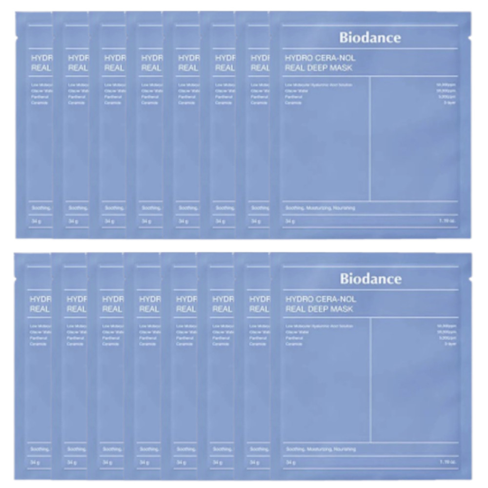 Biodance - Hydro Cera-Nol Real Deep Mask - 1pc (16ea) Set