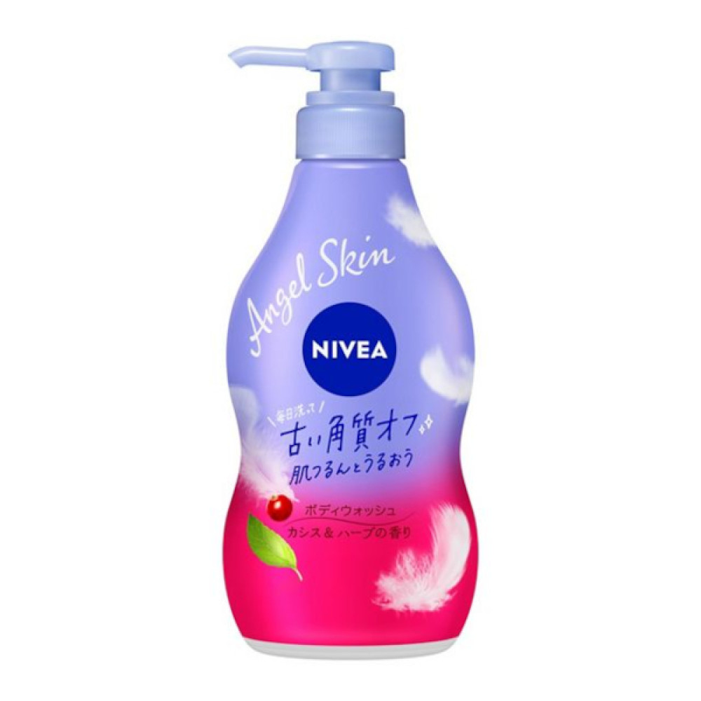 NIVEA Japan - Angel Skin Body Wash Blackcurrant & Herb Scent - 480ml