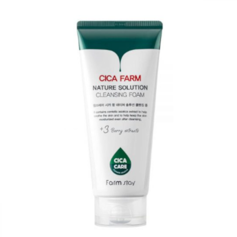 Farm Stay - Cica Farm Nature Solution Cleansing Foam - 180ml