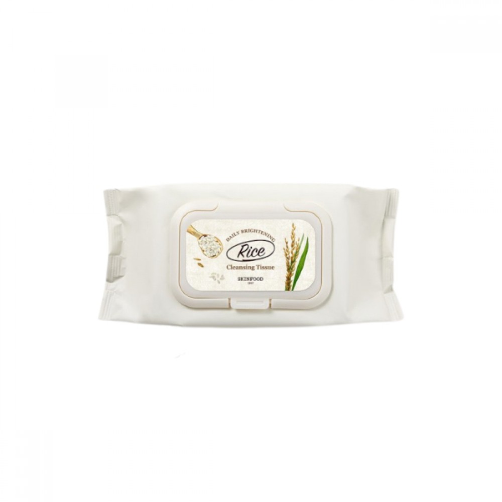 SKINFOOD - Rice Daily Brightening Cleansing Tissue - 80pcs