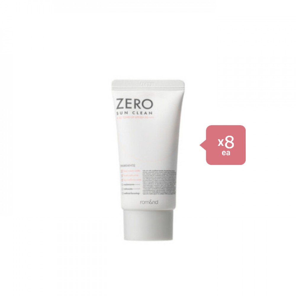 Romand Zero Sun Clean SPF50+ PA++++ - 50ml - 02 Tone-Up (8ea) Set