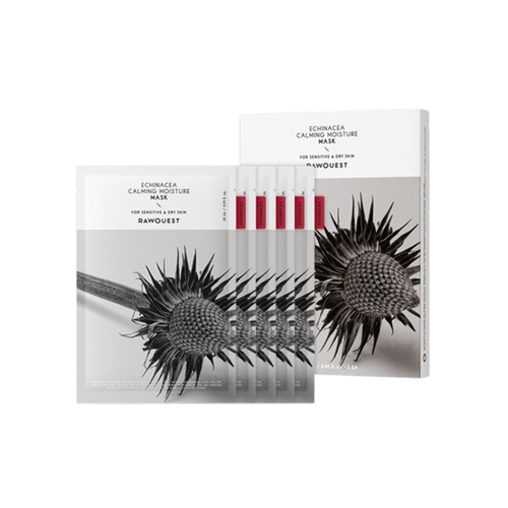 RAWQUEST - Echinacea Calming Moisture Mask - 5pcs
