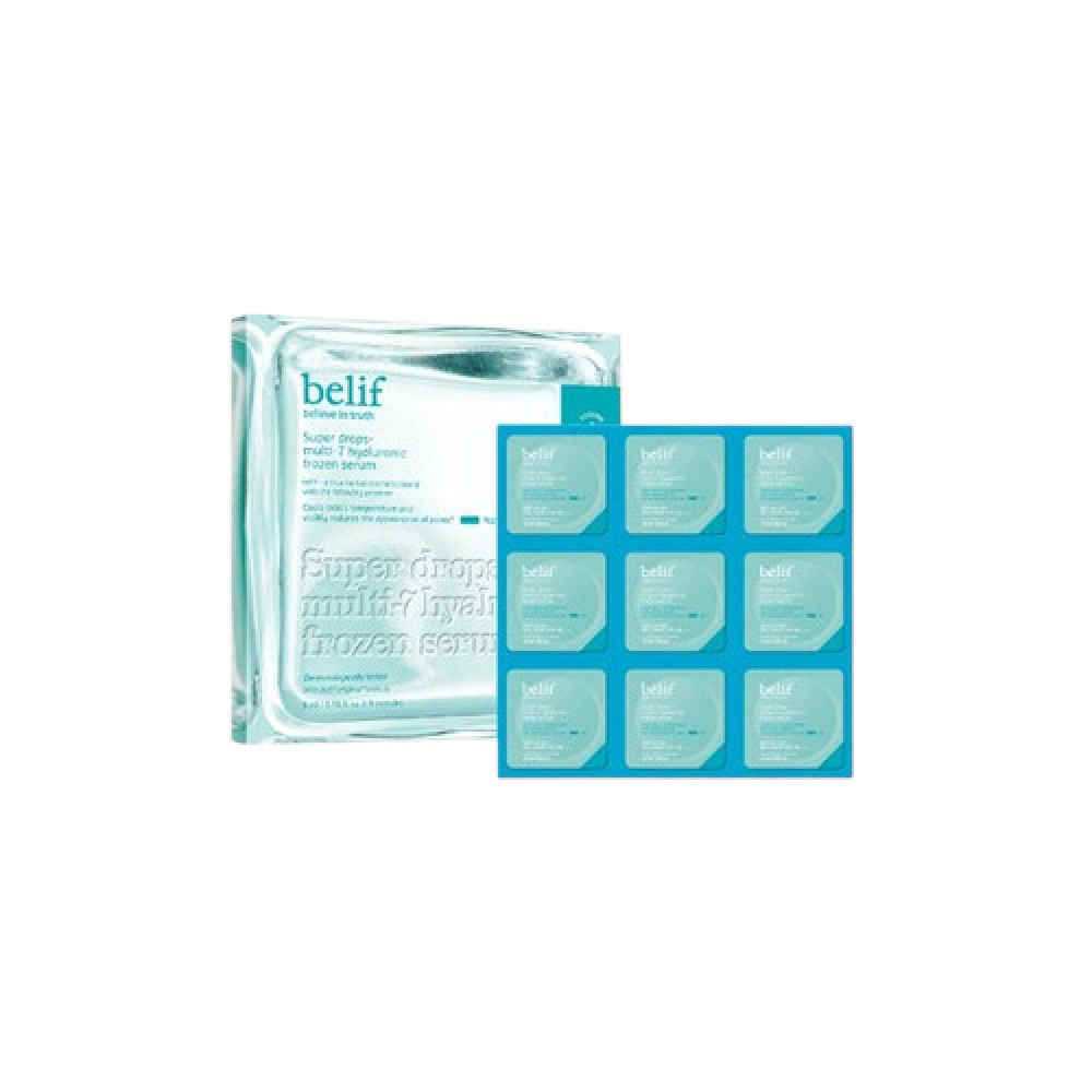 Belif - Super Drops - Multi-7 Hyaluronic Frozen Serum - 5ml*9ea