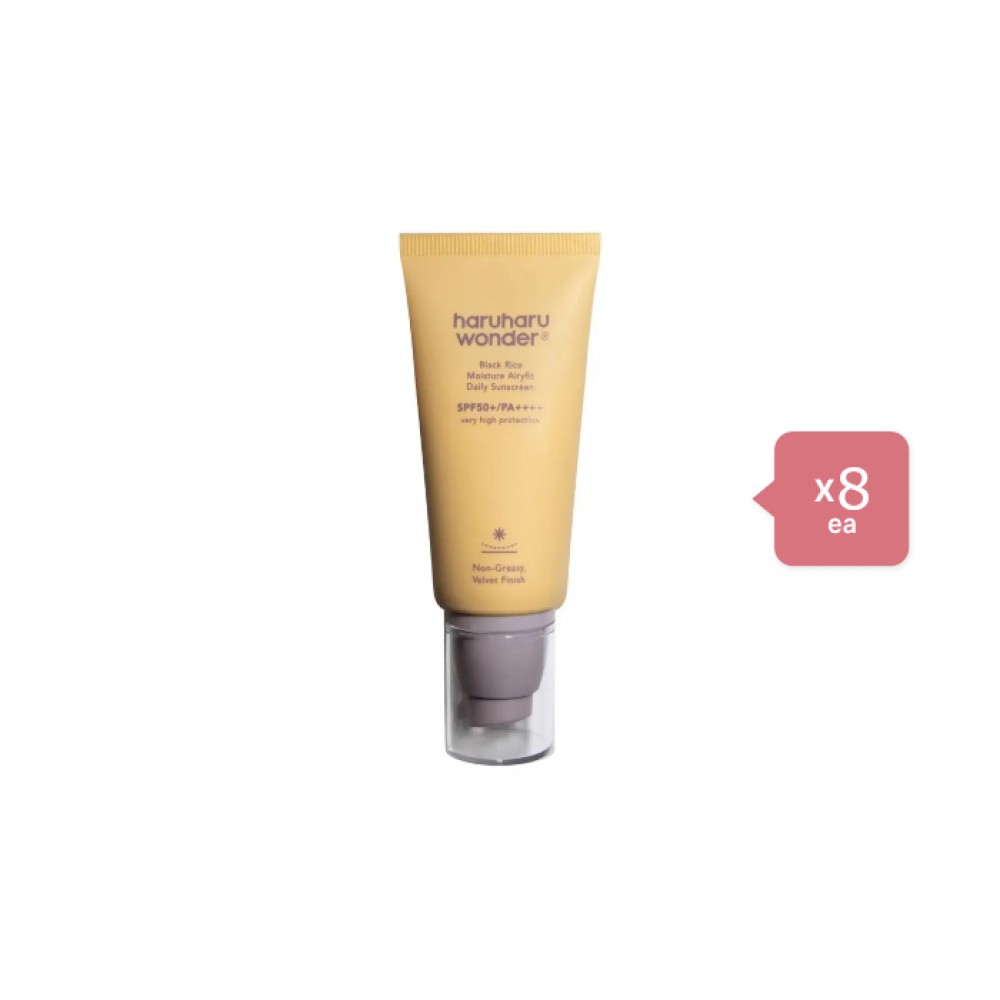 haruharu wonder - Black Rice Moisture Airyfit Daily Sunscreen SPF50+ PA++++ - 50ml (8ea) Set