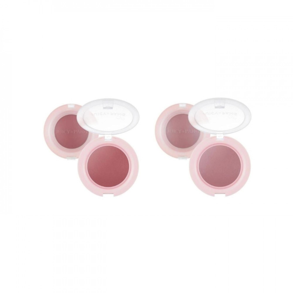 A'PIEU - Juicy-Pang Jelly Blusher - 4.8g - RD01 Apple (1ea) + PK01 Plum (1ea) Set