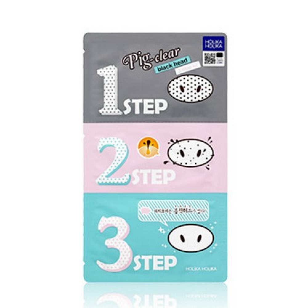 Holika Holika - Pig-nose Clear Black Head 3-Step Kit - 1 Treatment