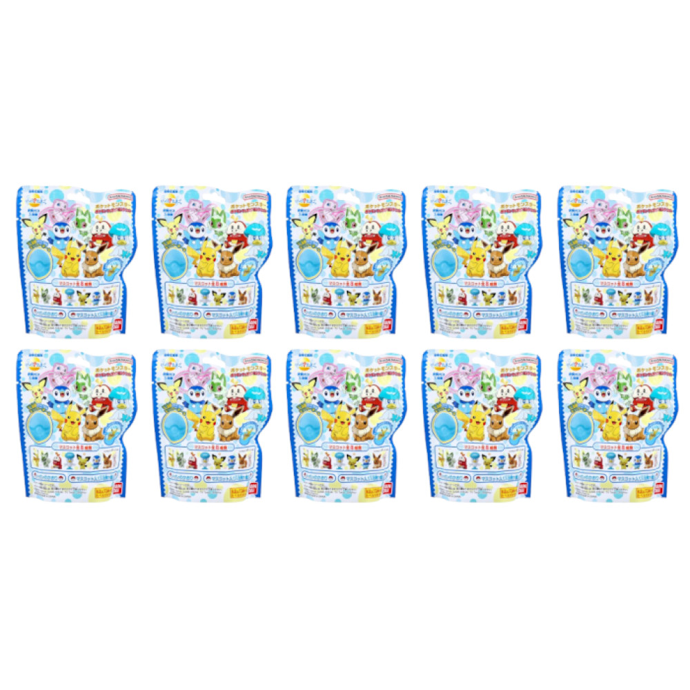 Bandai - Pokemon Figure Collection Surprised? Bath Ball - 1 pc (10ea) Set