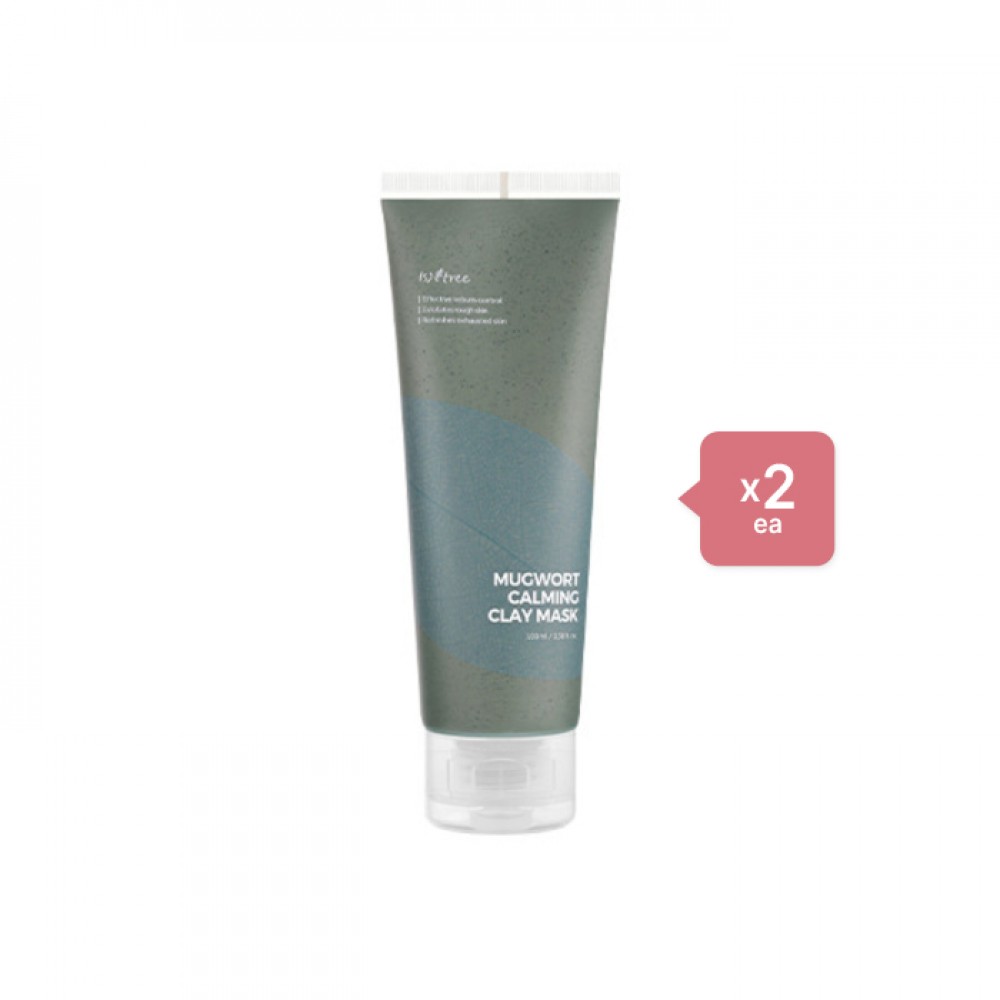Isntree - Real Mugwort Clay Mask (2ea) Set