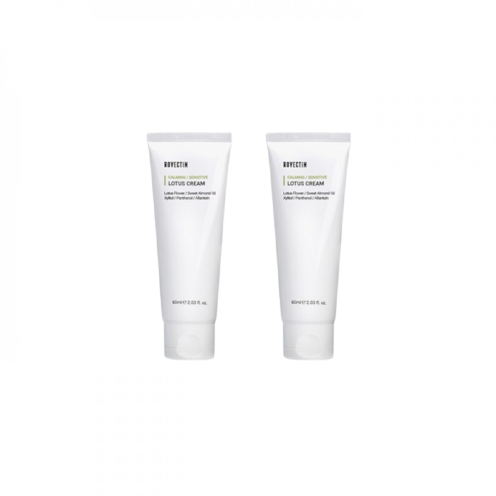 ROVECTIN - Calming Lotus Cream (New Version) - 60ml (2ea) Set