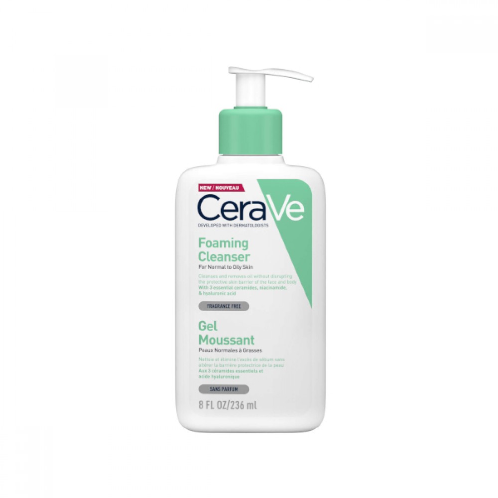 CeraVe - Foaming Cleanser For Normal To Oily Skin - 236ml