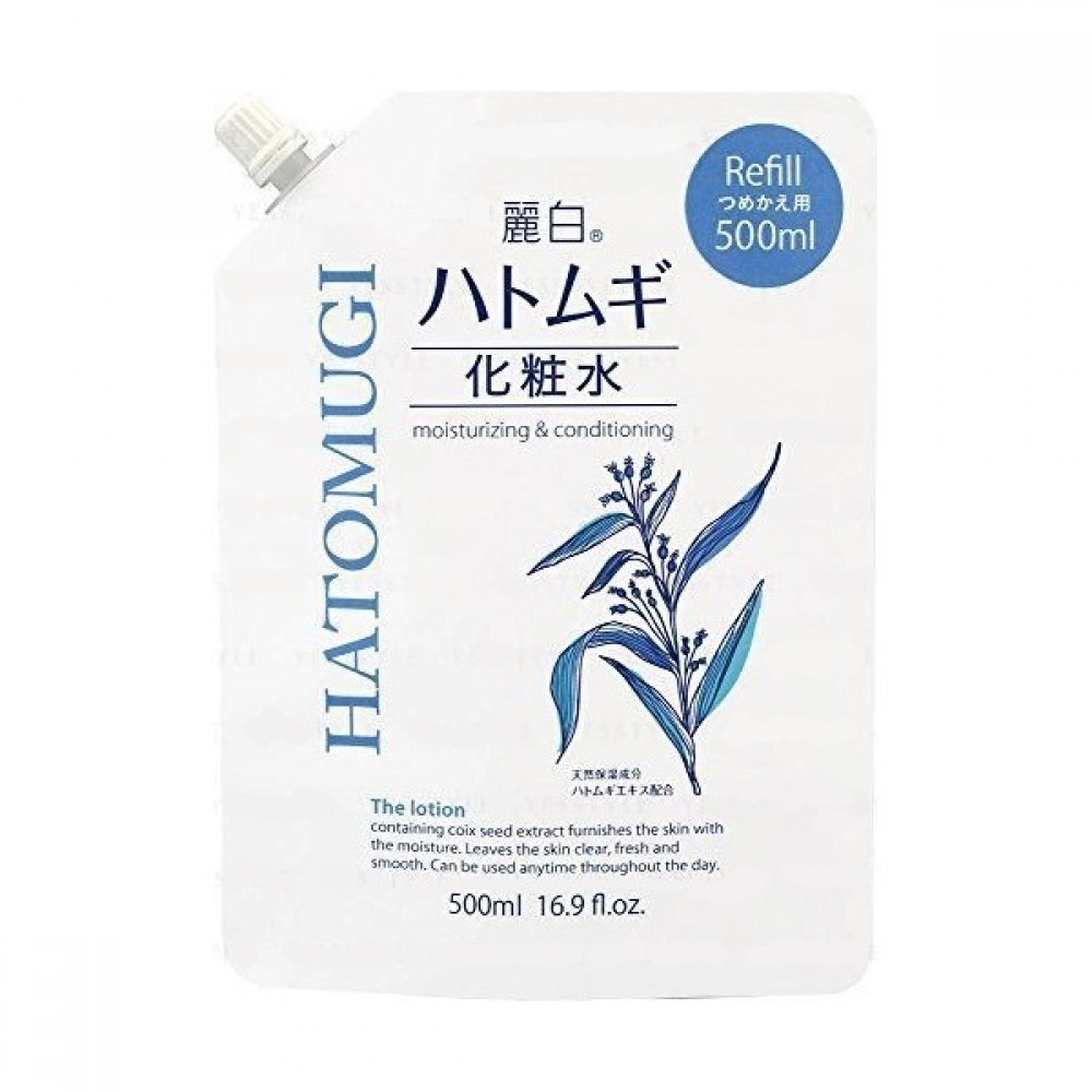 KUMANO COSME - Reihaku Hatomugi Moisturizing & Conditioning The Lotion Refill - 500ML