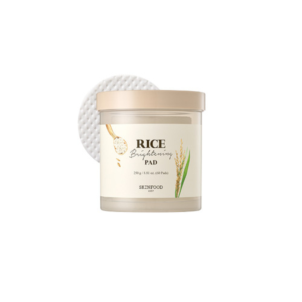 SKINFOOD - Rice Brightening Pad - 250g/60pads