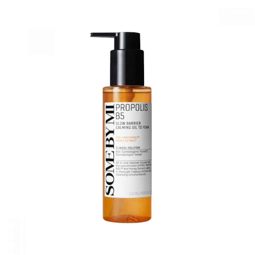 SOME BY MI - Propolis Glow Barrier Calming Oil To Foam - 120ml