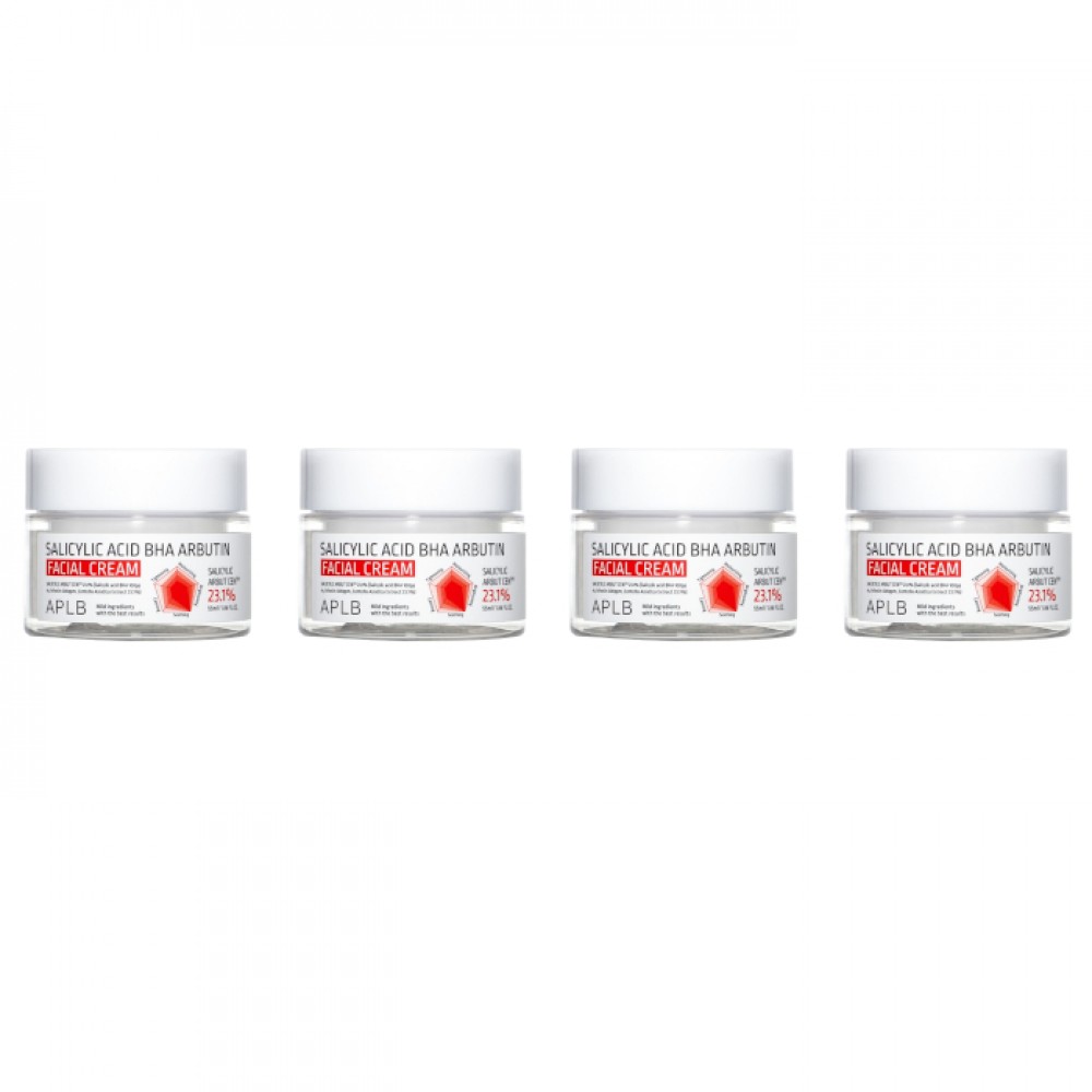APLB - Salicylic Acid BHA Arbutin Facial Cream - 55ml (4ea) Set