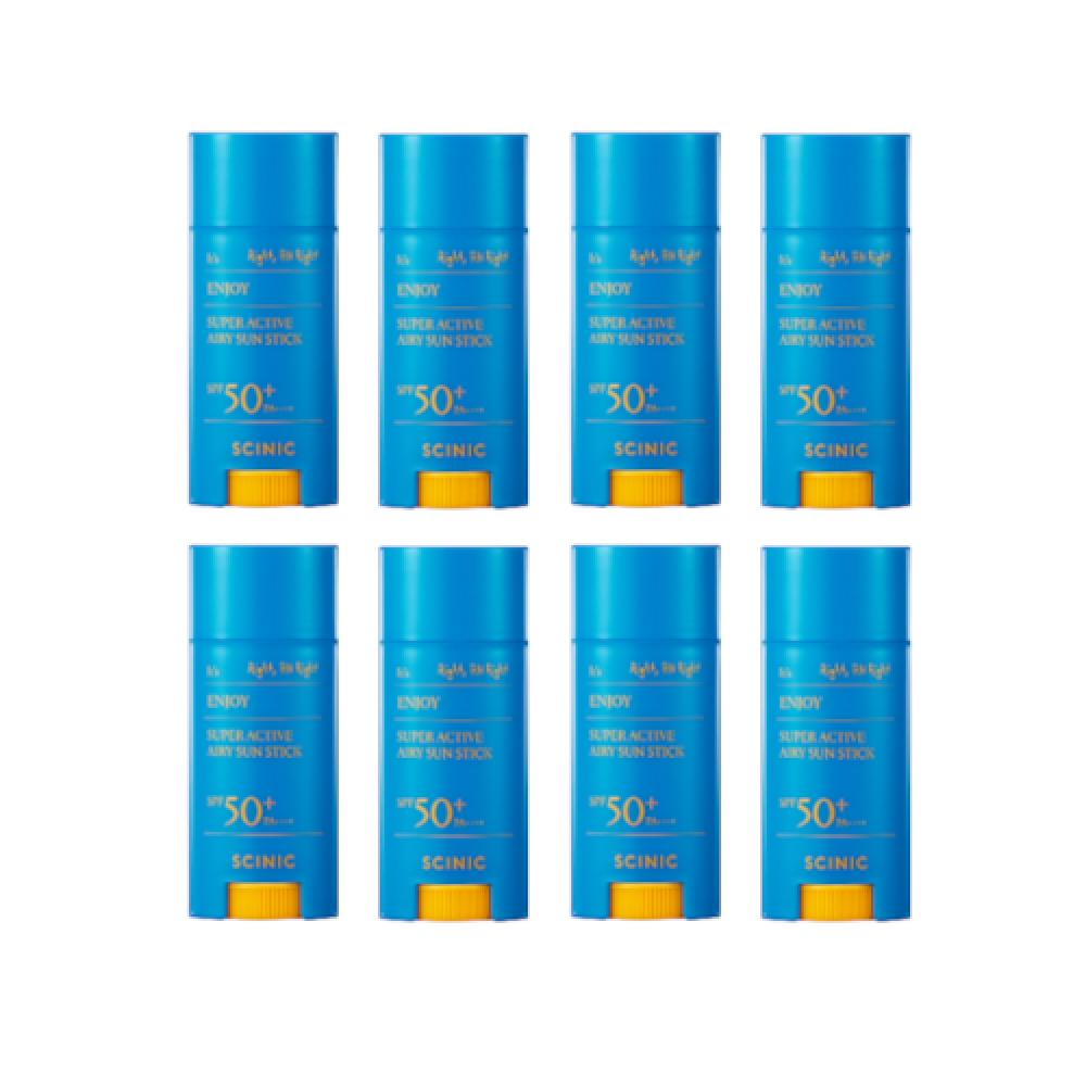 SCINIC Enjoy Super Active Airy Sun Stick SPF50+ PA++++ - 15g (8ea) Set