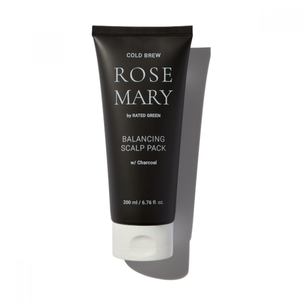 Rated Green - Rosemary Balancing Scalp Pack W. Charcoal - 200ml