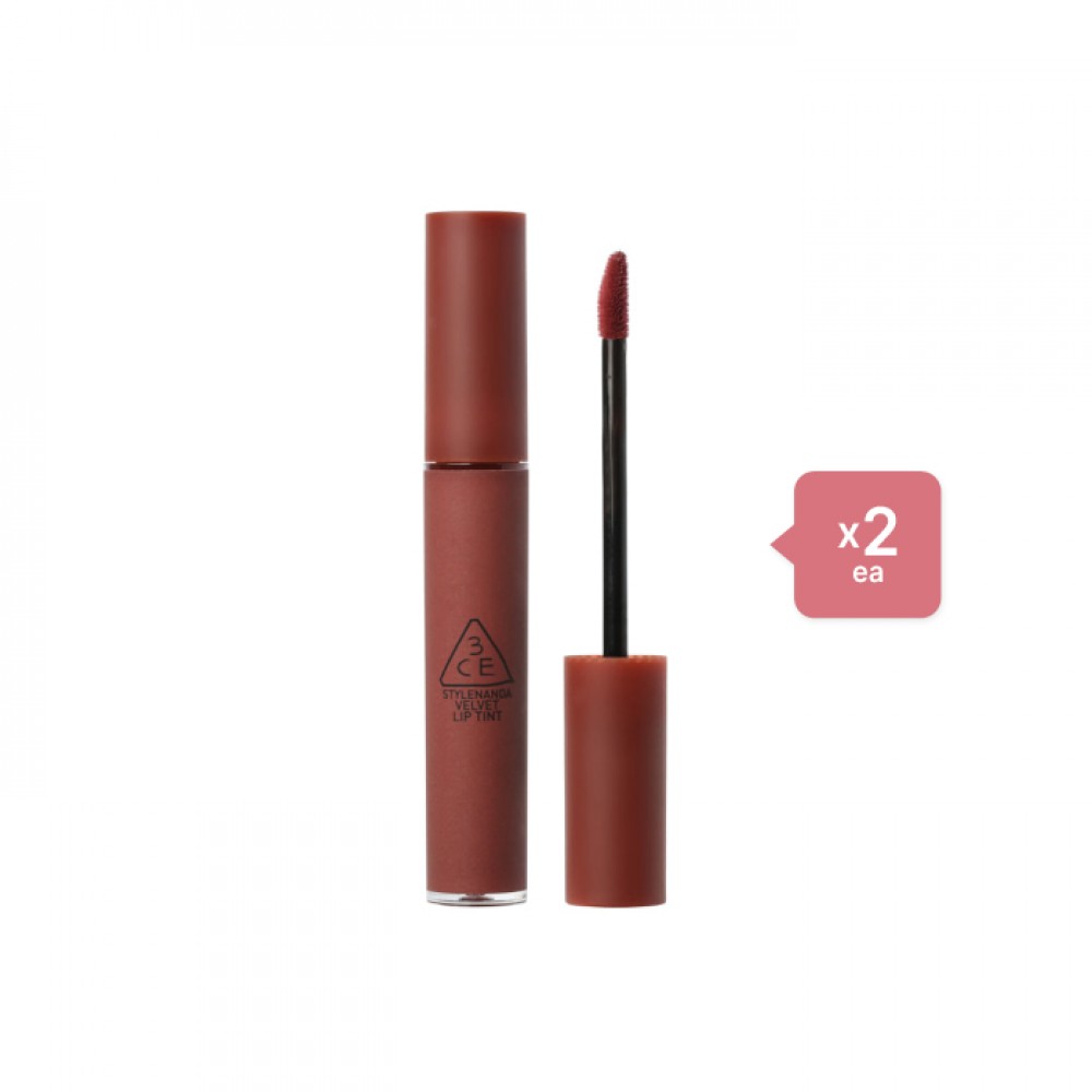 3CE / 3 CONCEPT EYES Velvet Lip Tint - Taupe (2ea) Set