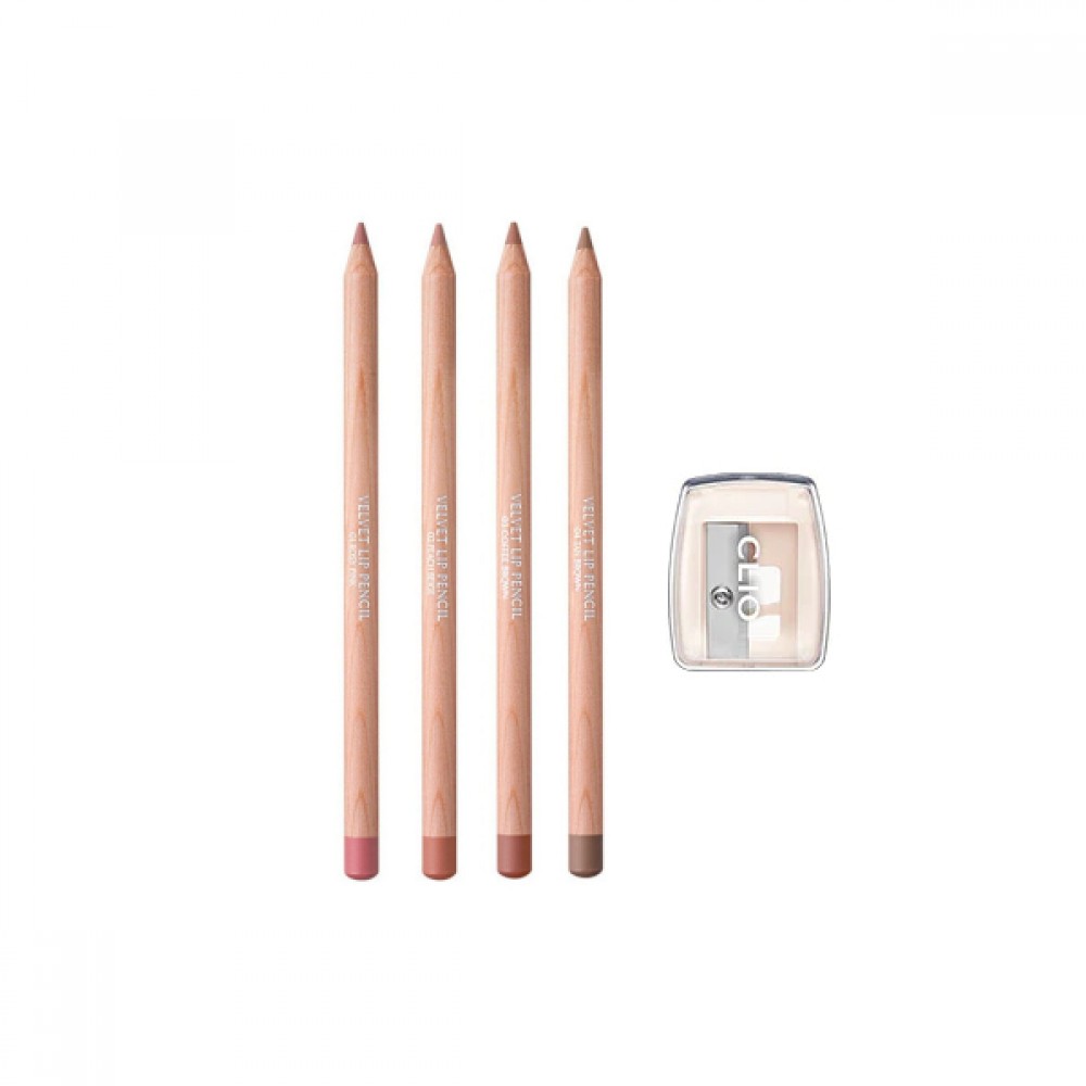 CLIO - Velvet Lip Pencil Set - 1 set (2 items)