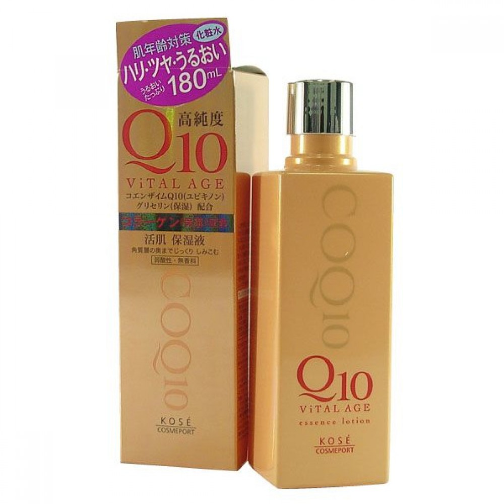 Kose - Vital Age Q10 Vital Age Q10 Essence Lotion - 180ml