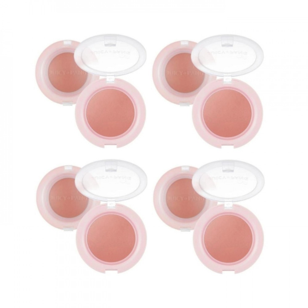 A'PIEU - Juicy-Pang Jelly Blusher - 4.8g - CR01 Peach (4ea) Set