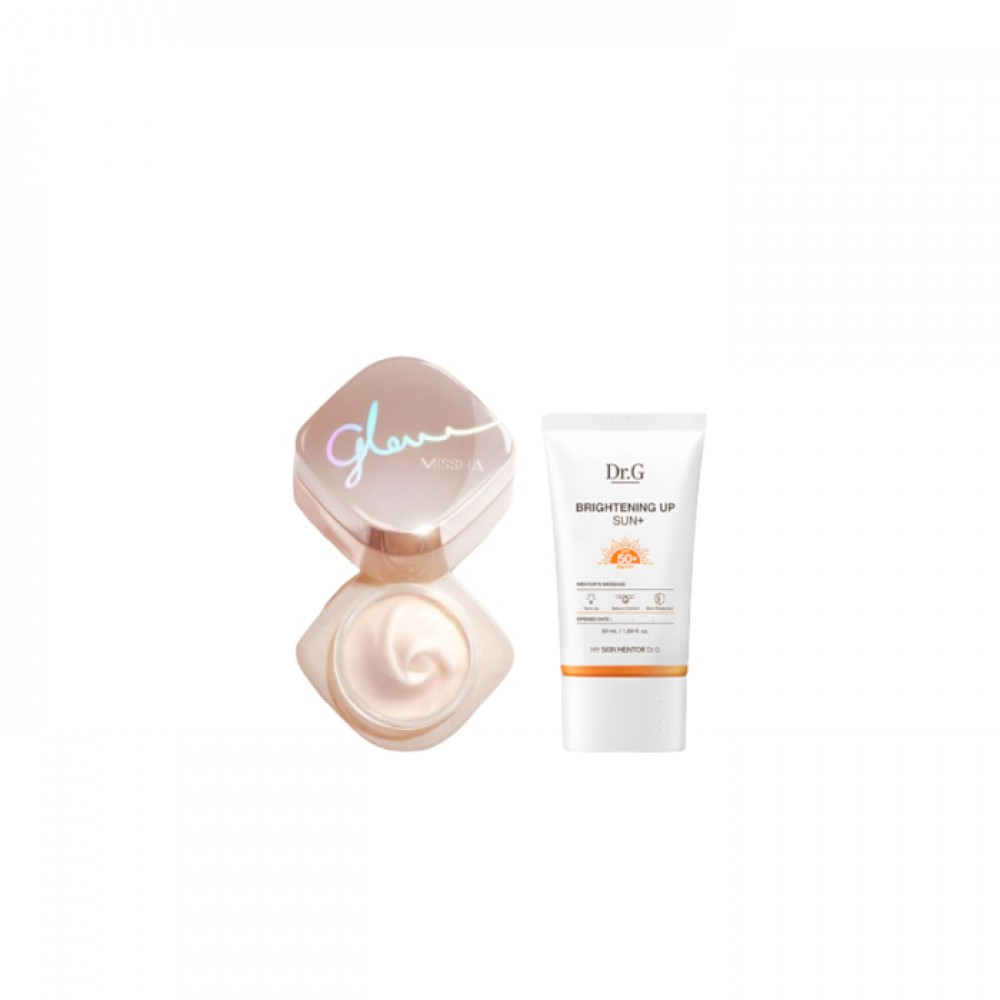 ISEHAN - Kiss Me Mommy UV Mild Gel SPF33 PA+++ - 100ml X MISSHA - Glow Skin Balm - 50ml