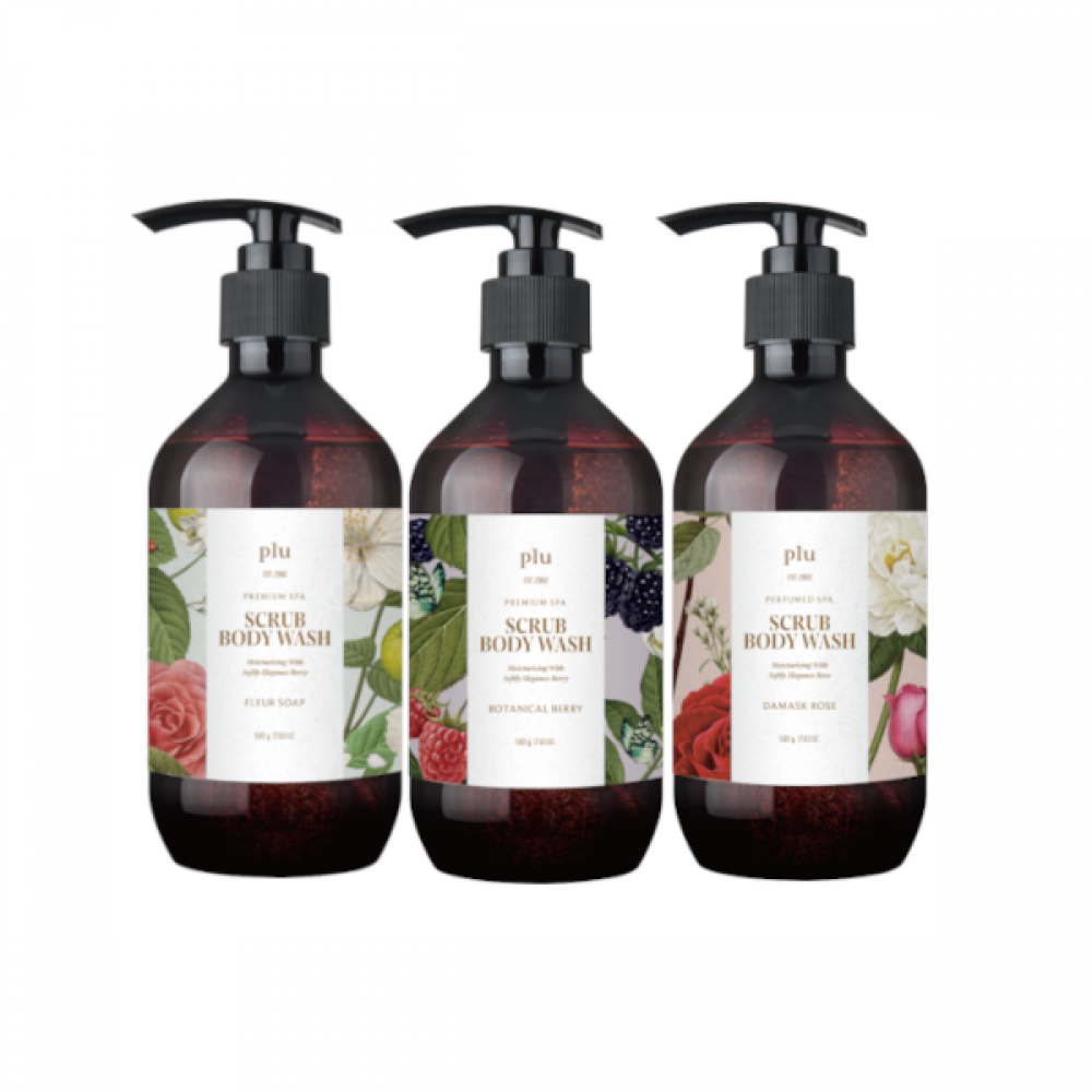 plu - Perfumed Spa Scrub Body Wash - 500g