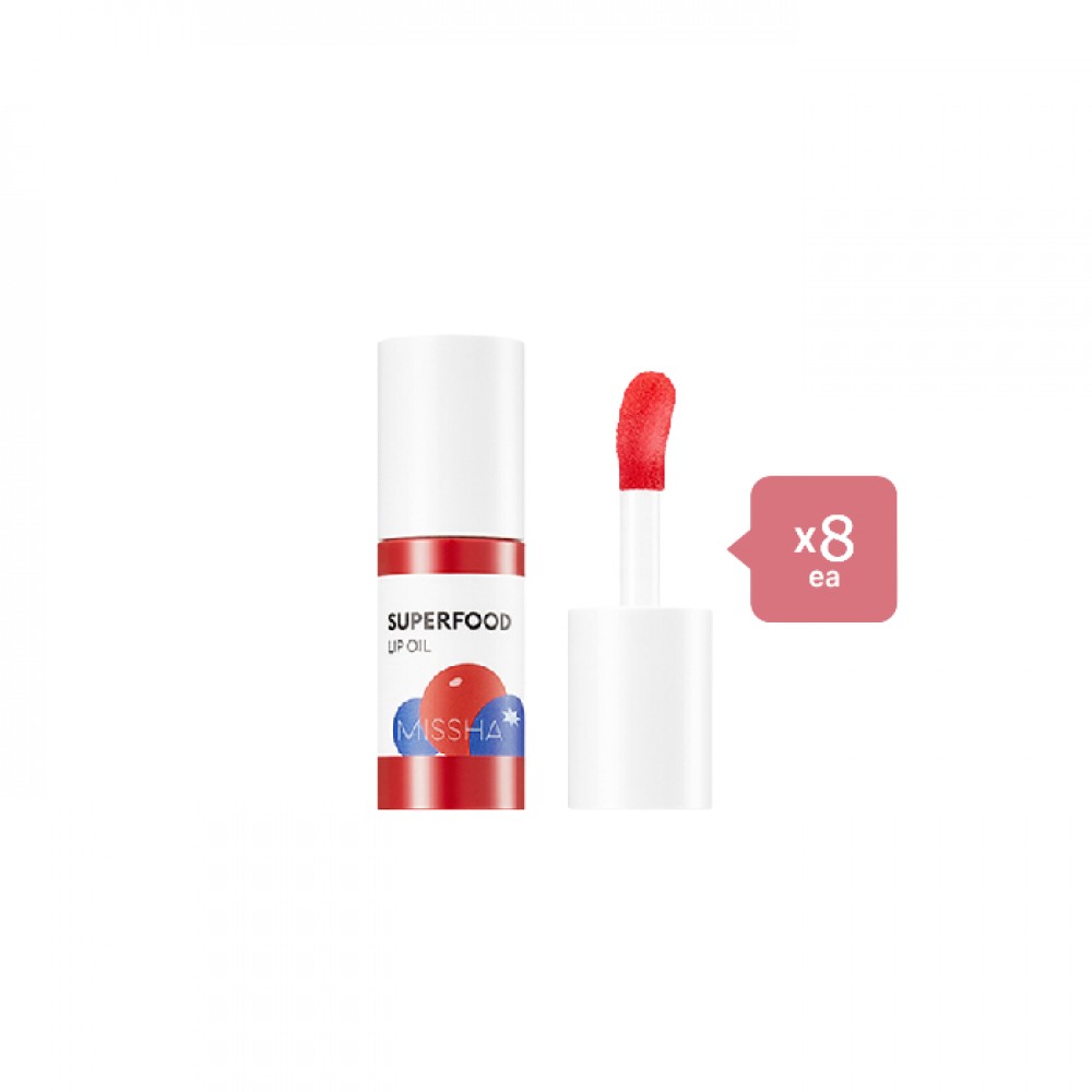MISSHA Superfood Lip Oil - No.Berry (8ea) Set