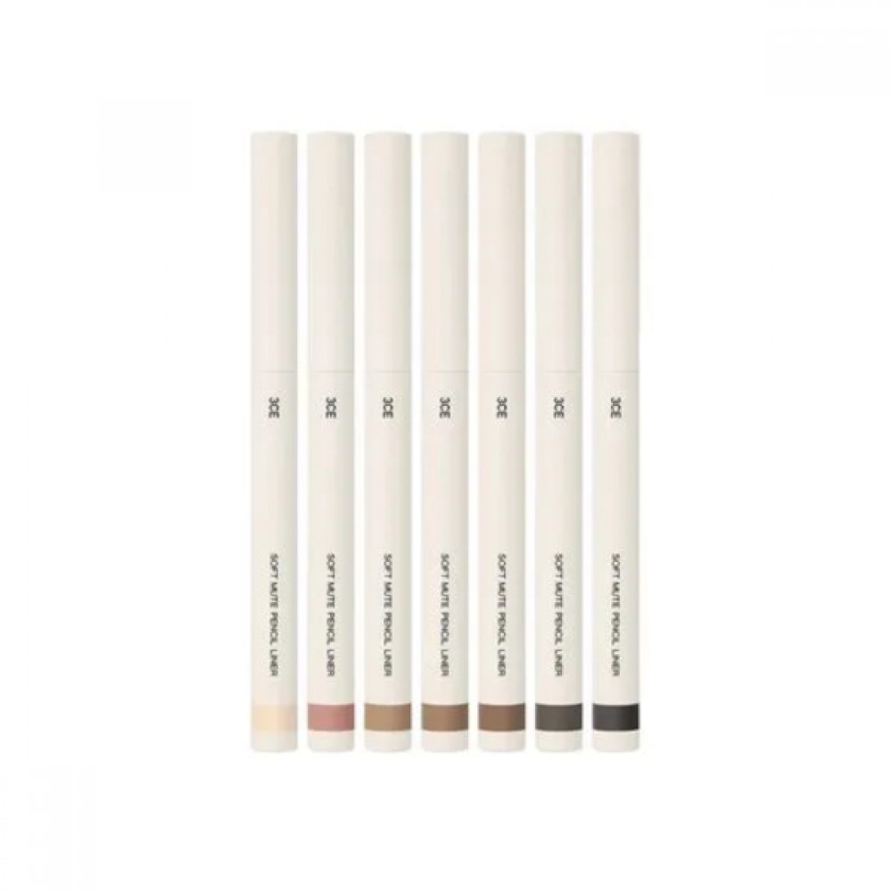 3CE - Soft Mute Pencil Liner - 0.1g