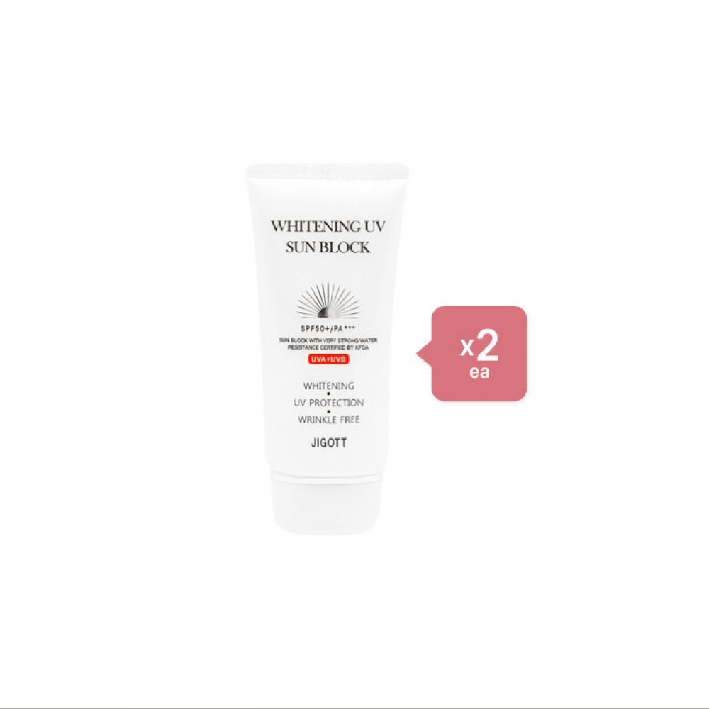JIGOTT - Whitening UV Sun Block SPF 50+/PA+++ (2ea) Set