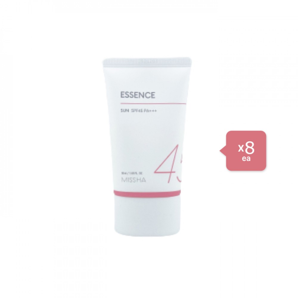 MISSHA All Around Safe Block Essence Sun SPF45 PA+++ - 50ml (8ea) Set (New)