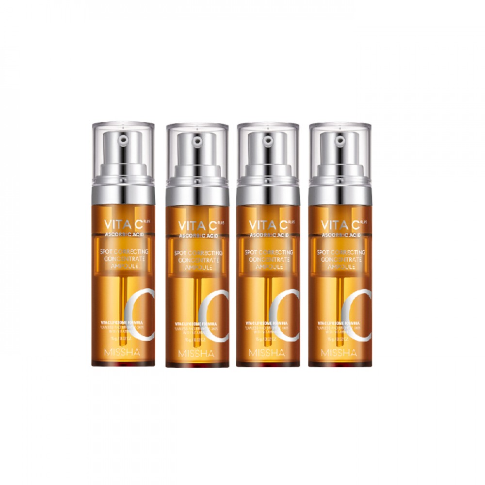 MISSHA - Vita C Plus Spot Correcting Concentrate Ampoule - 15g (4ea) Set
