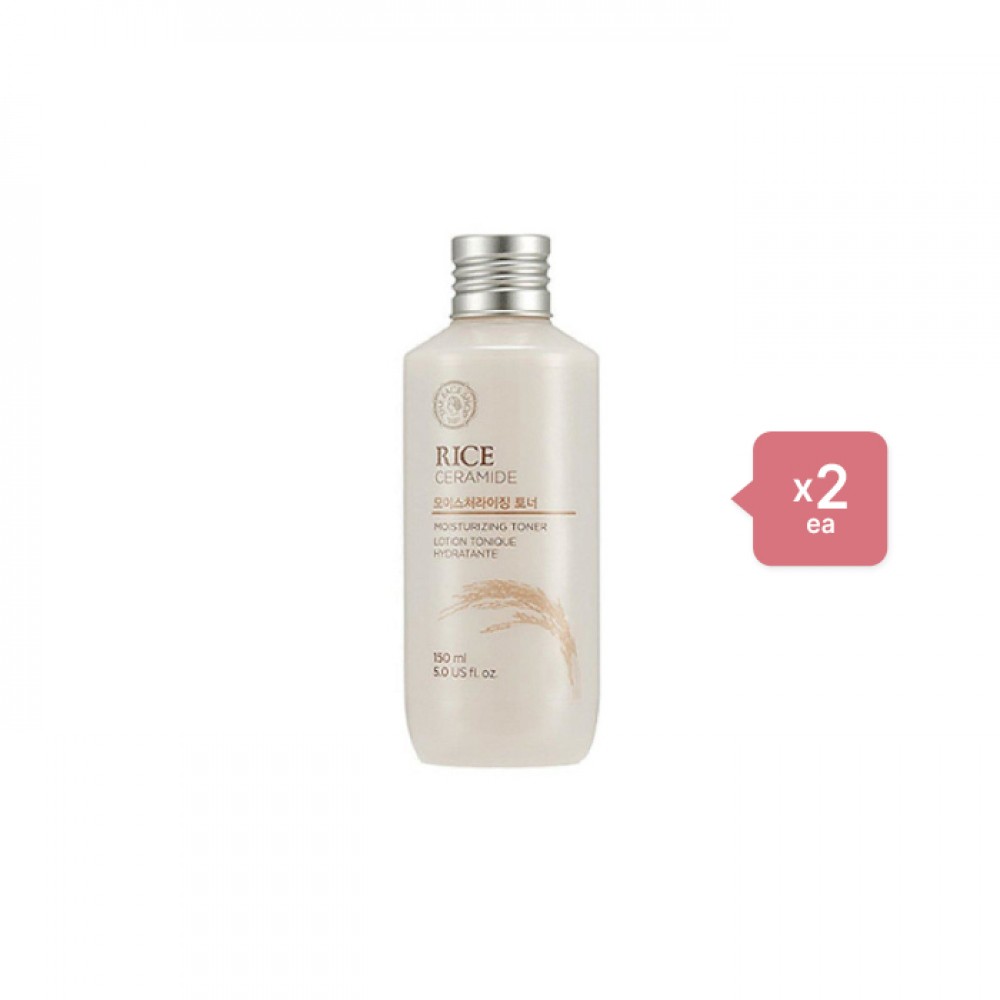 THE FACE SHOP - Rice & Ceramide Moisturizing Toner - 150ml (2ea) Set