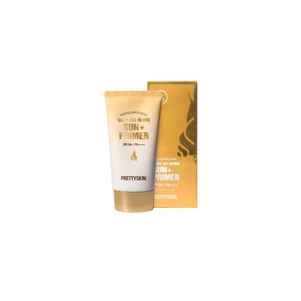 PRETTYSKIN - Total Solution Snail All In One Sun+ Primer SPF50+ PA++++ - 50ml