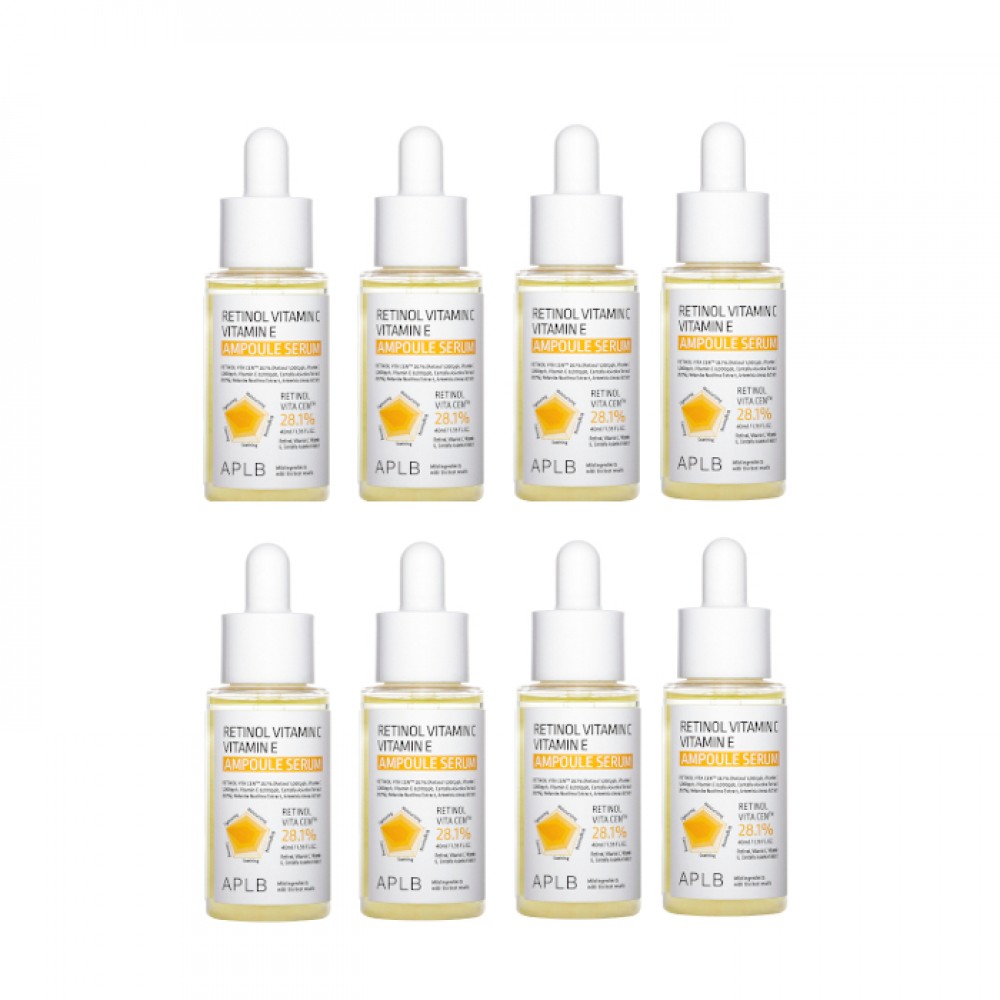 APLB - Retinol Vitamin C Vitamin E Ampoule Serum - 40ml (8ea) Set