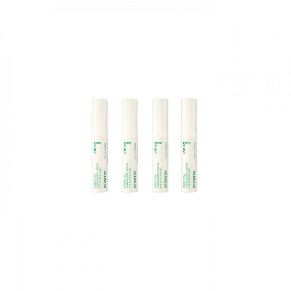 innisfree - Green Tea Hyaluronic Glow Eye & Face Ball - 10ml (4ea) Set