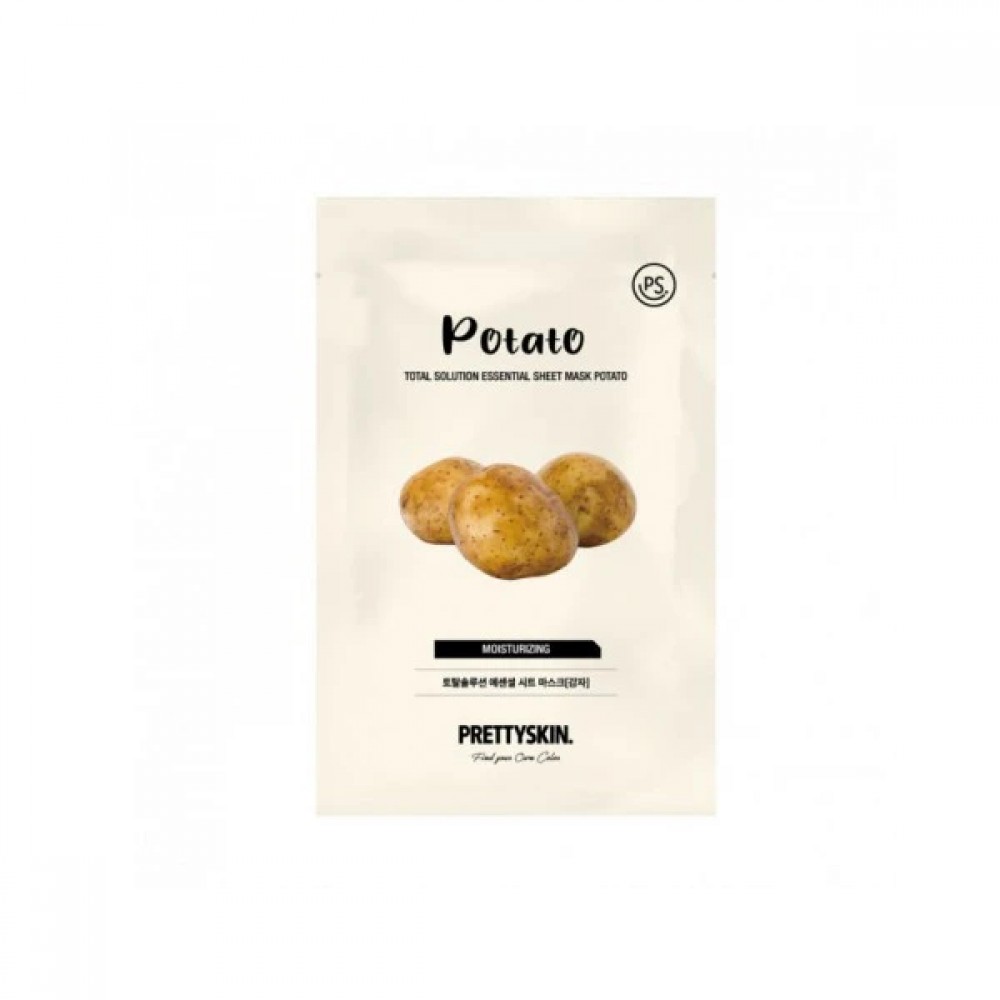 PRETTYSKIN - Total Solution Essential Sheet Mask - Potato - 1pc