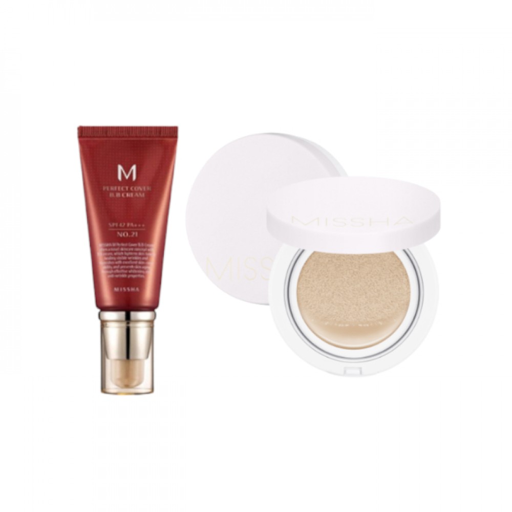 Missha MISSHA M Perfect Cover BB Cream- #21 X Magic Cushion Cover Lasting #21