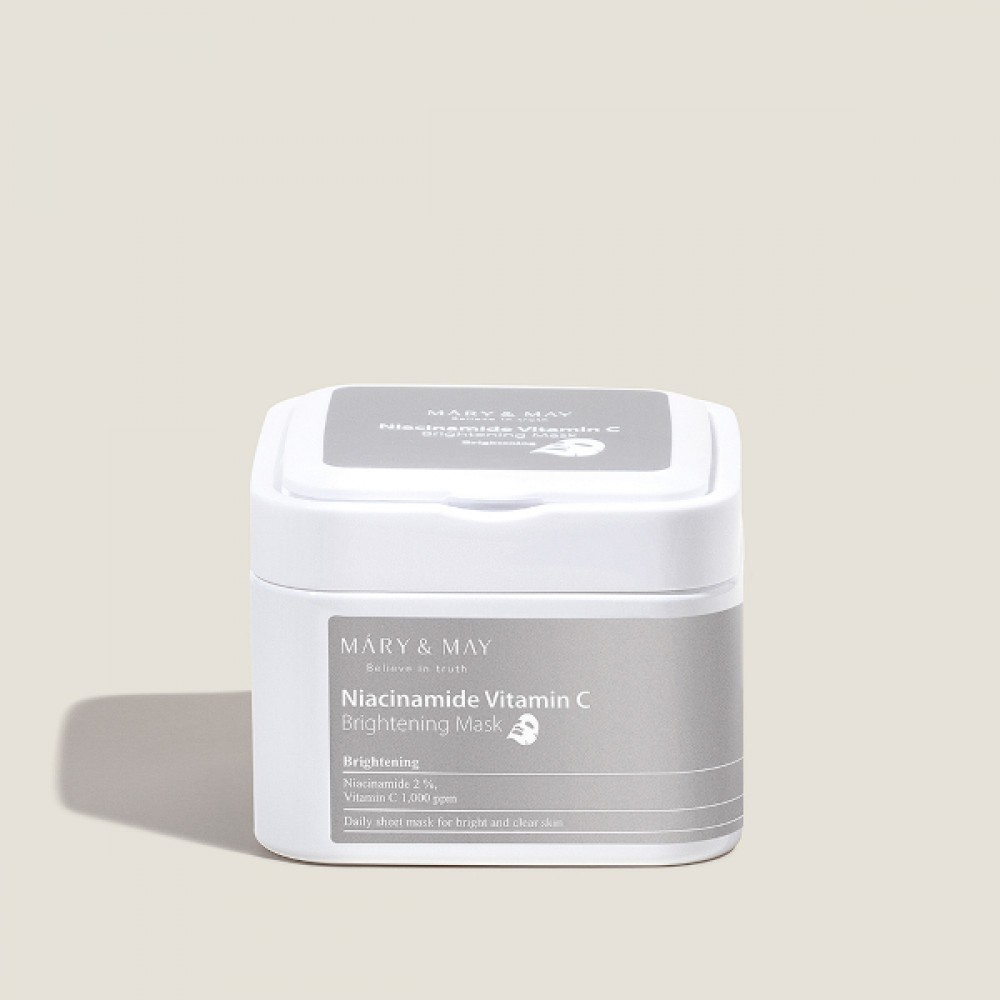 Mary&May - Niacinamide Vitamin C Brightening Mask - 30pcs/400g