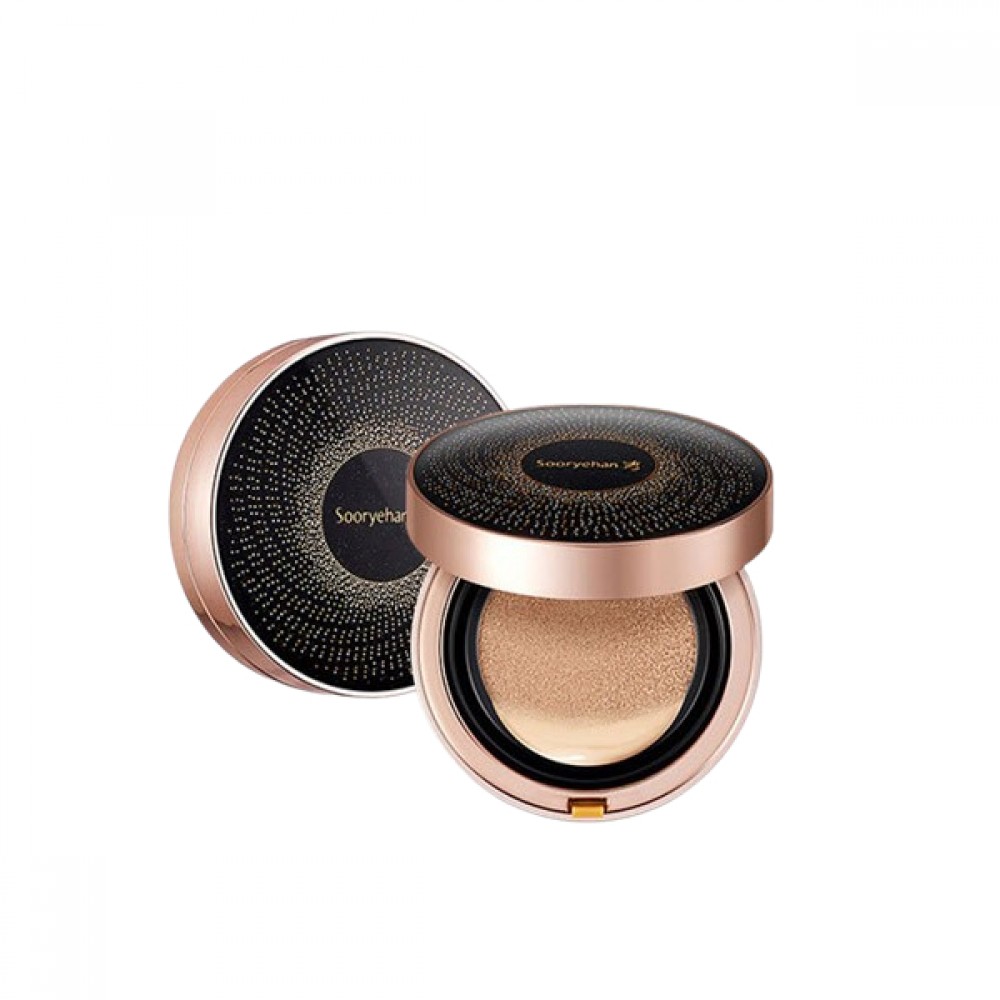 Sooryehan - Black Ginseng Cushion SPF50+ PA+++ (With Refill) - 15g*2