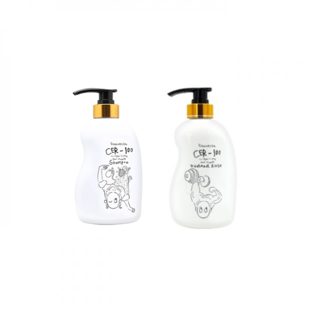 Elizavecca - CER-100 Collagen Coating Hair Muscle Shampoo Set