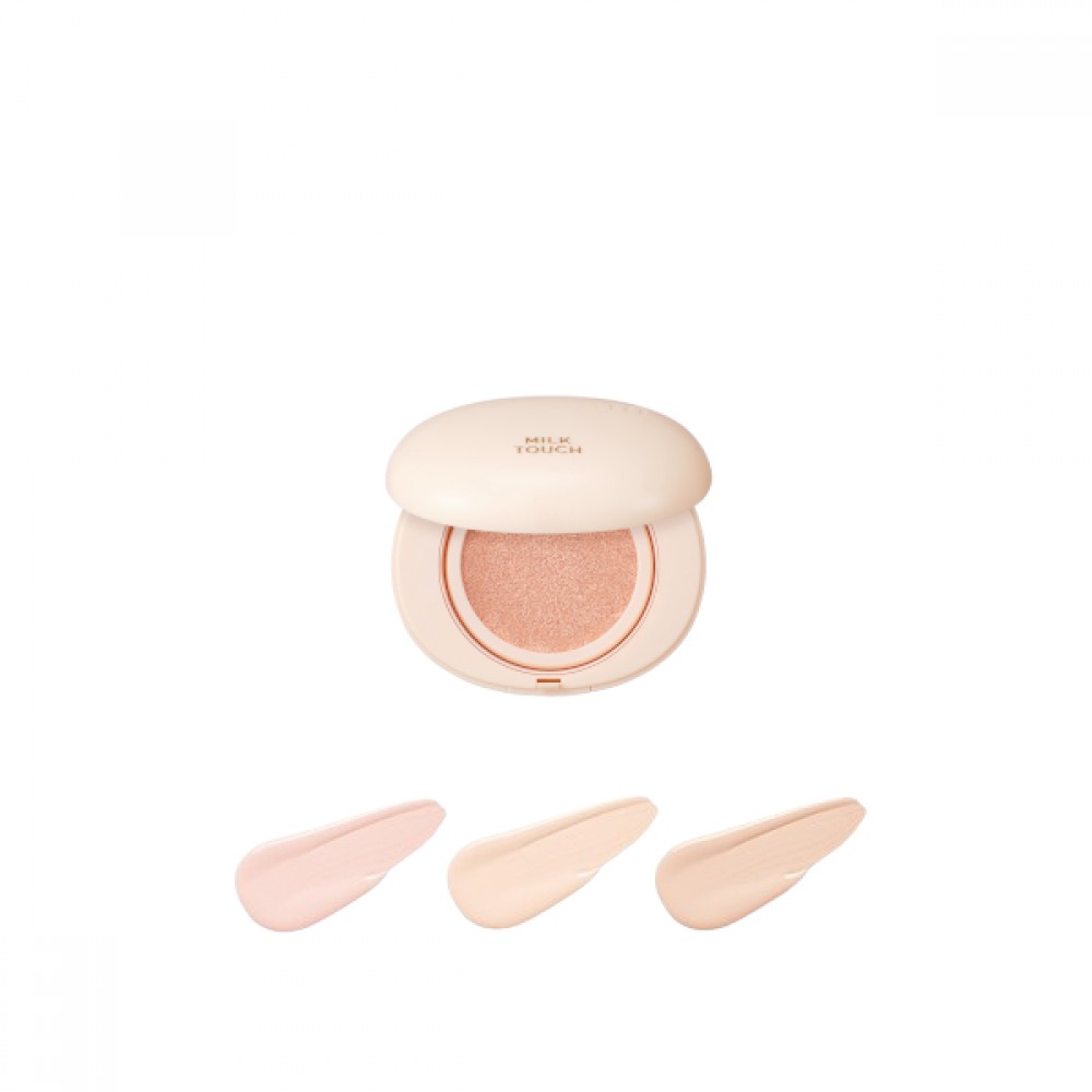 Milk Touch - All-Day Skin Fit Soft Velvet Cushion SPF 50+ PA+++ - 14g+14g