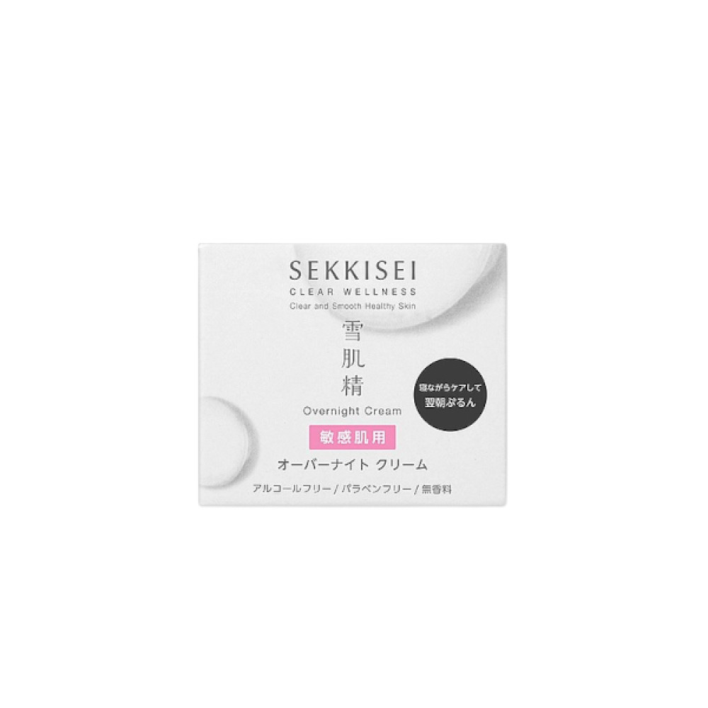 Kose - Sekkisei Clear Wellness Overnight Cream - 40g