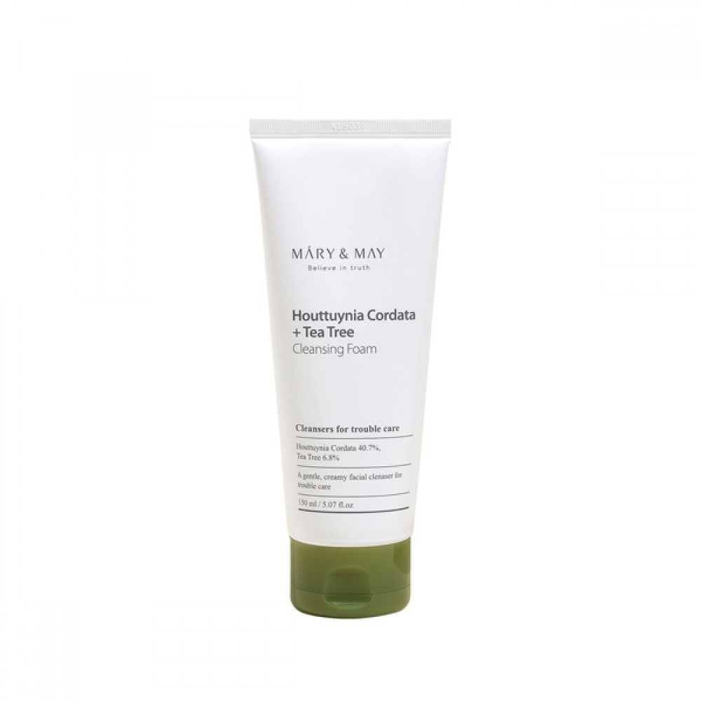 Mary&May - Houttuynia Cordata+Tea Tree Cleansing Foam - 150ml