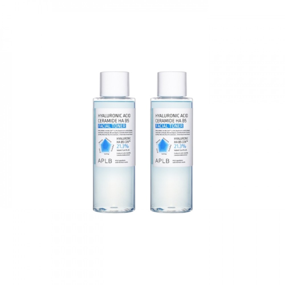 APLB - Hyaluronic Acid Ceramide HA B5 Facial Toner - 160ml (2ea) Set