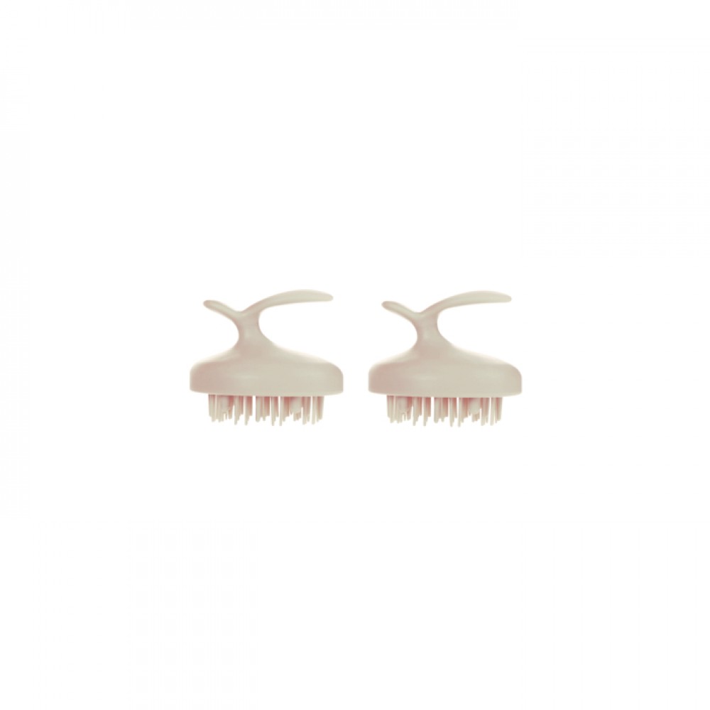 MissLady - Scalp Massage and Cleansing Brush - 1pc - Pink (2ea) set