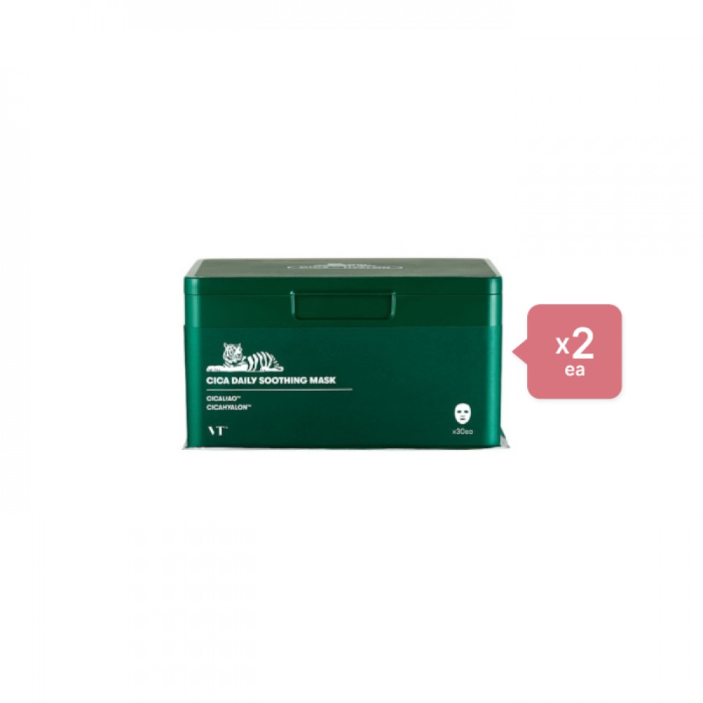 VT - Cica Daily Soothing Mask - 30pcs (2ea) Set