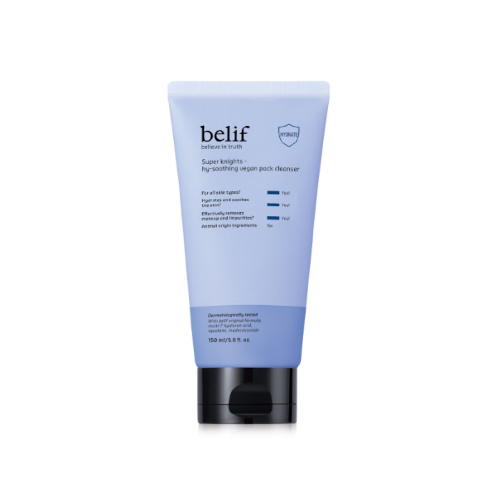 Belif - Super Knights - Hy-Soothing Vegan Pack Cleanser - 150ml